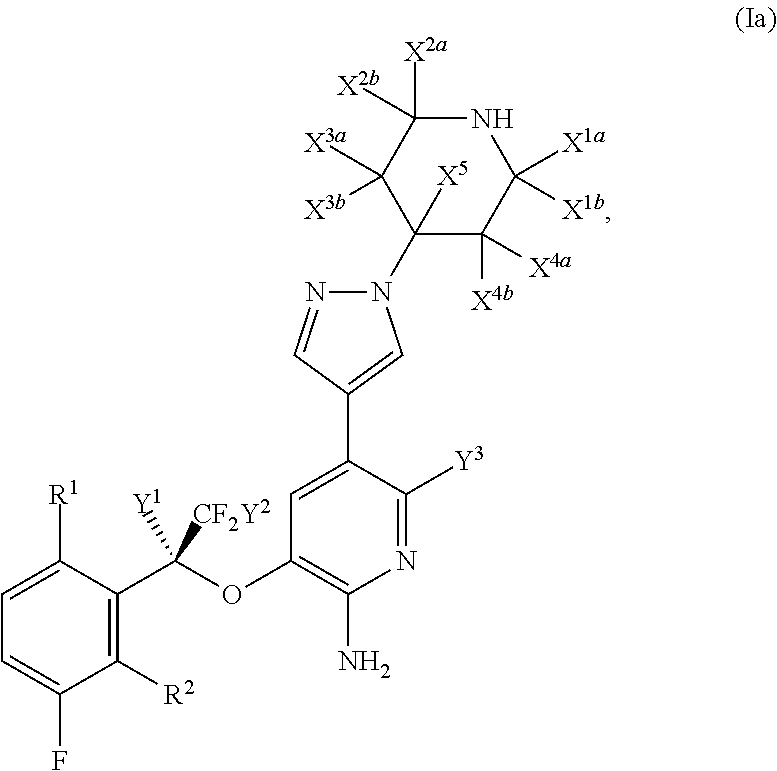 Fluoro-derivatives of pyrazole-substituted amino-heteroaryl compounds