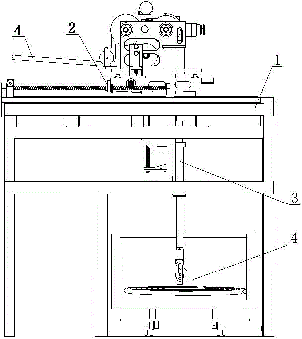 Spiral stack packing device for balance chain of elevator balance chain packing equipment