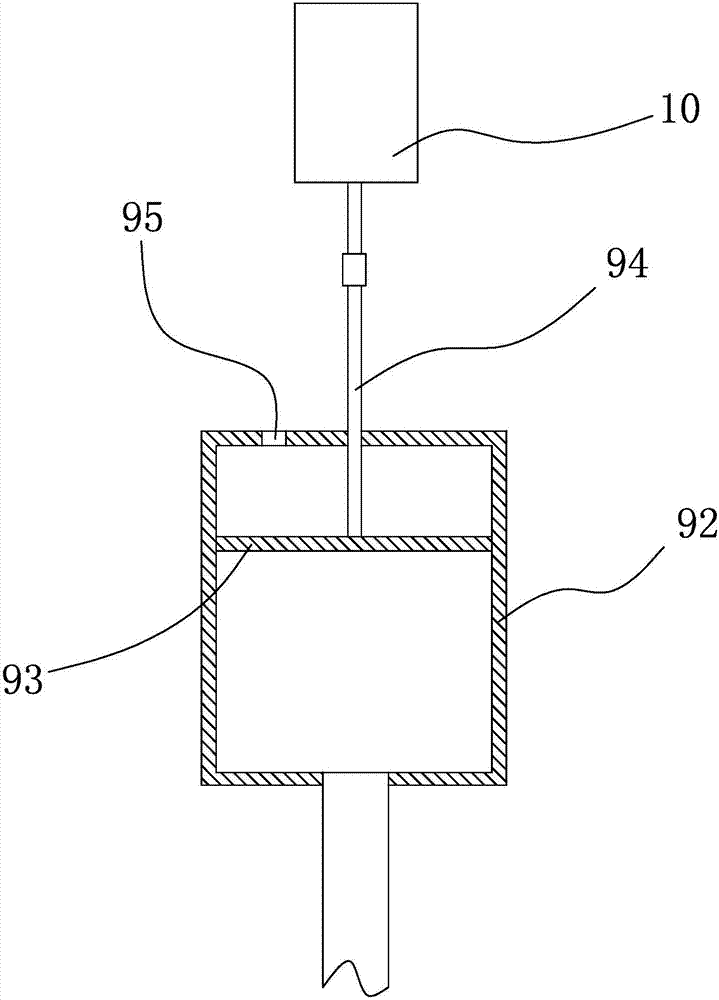 Biogas liquid heating device of biogas fermentation pool