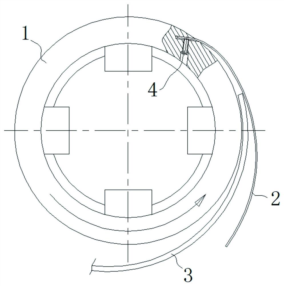 Sleeve coiling device