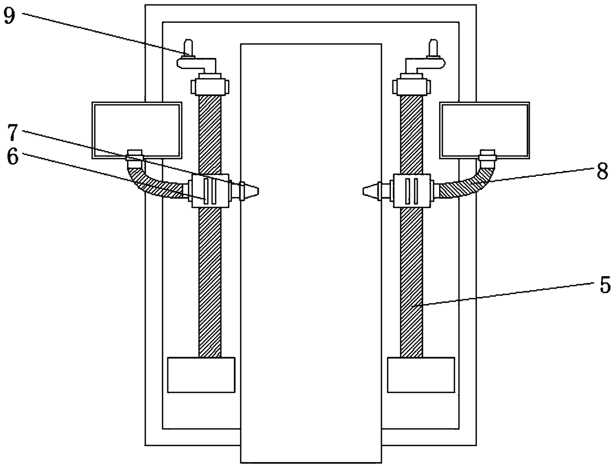 Arm fracture temporary fixing bracket for medical treatment