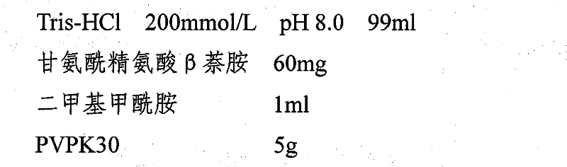 Kit for detecting aerobic bacteria in vaginal discharge and preparation method thereof