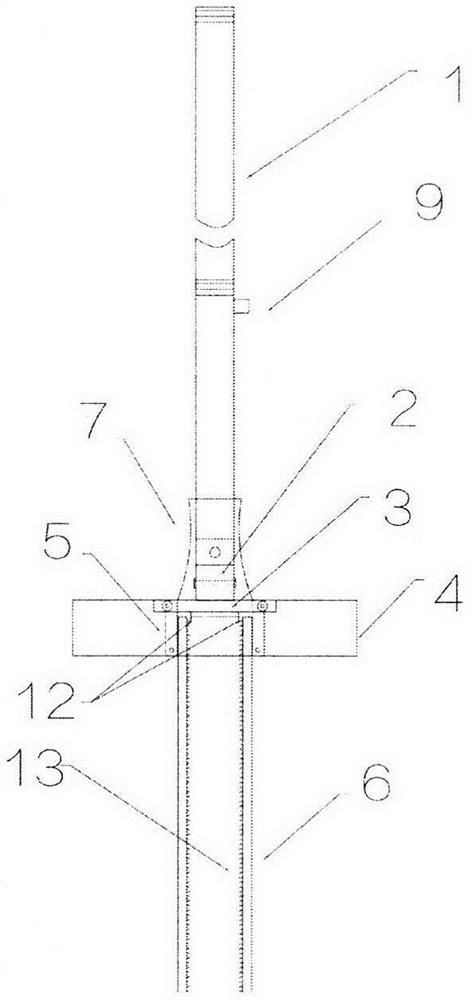 Flat-plate folding mop and cleaning and dewatering barrel