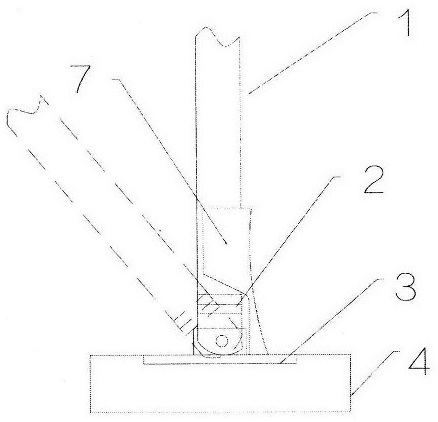 Flat-plate folding mop and cleaning and dewatering barrel