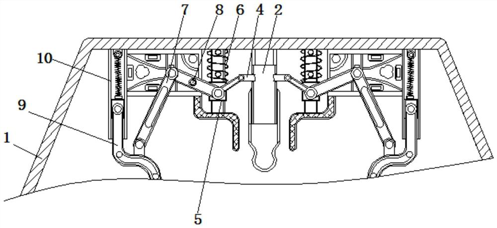 Equal-weight packaging device with material leakage prevention function