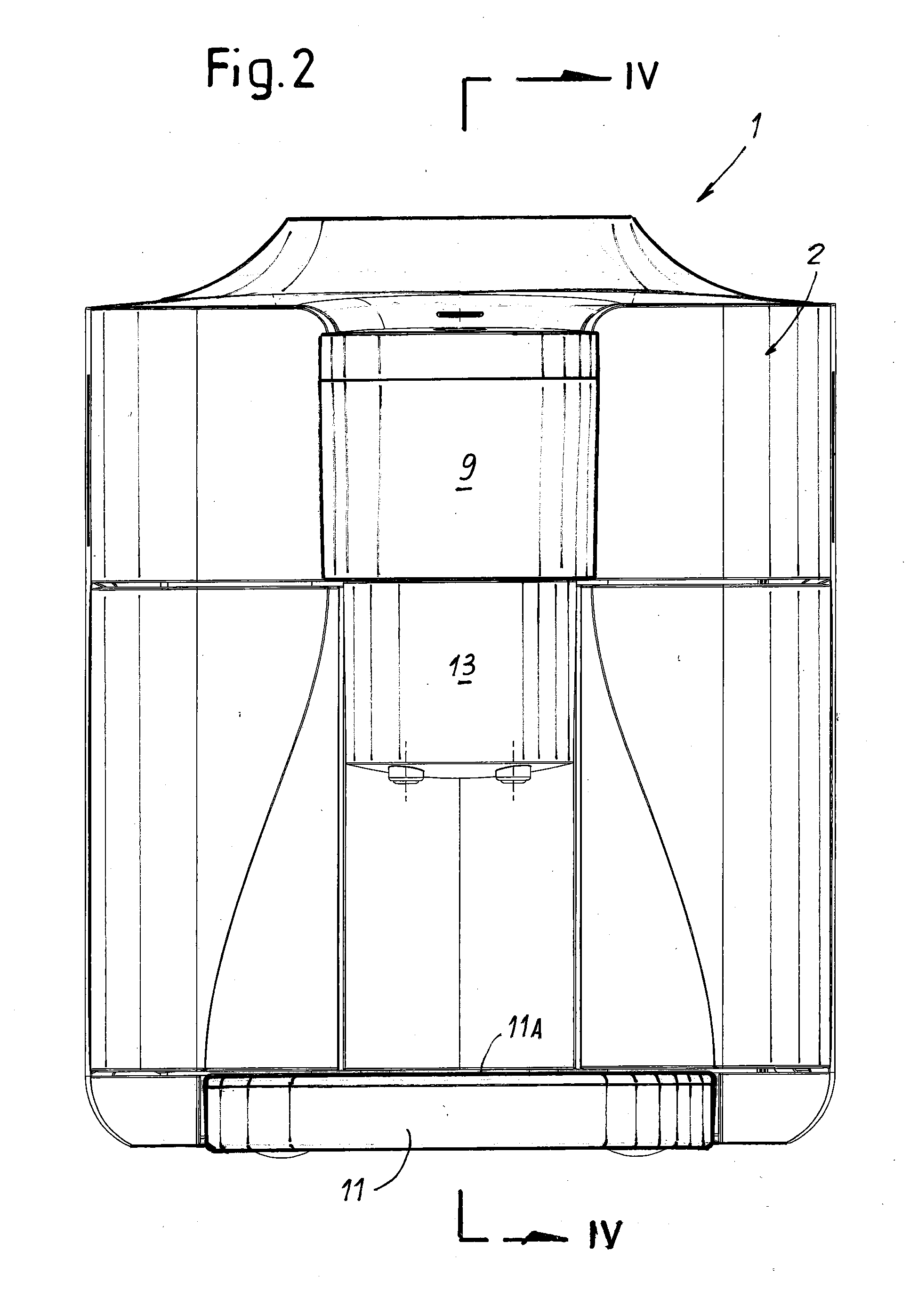 Device for preparing a beverage
