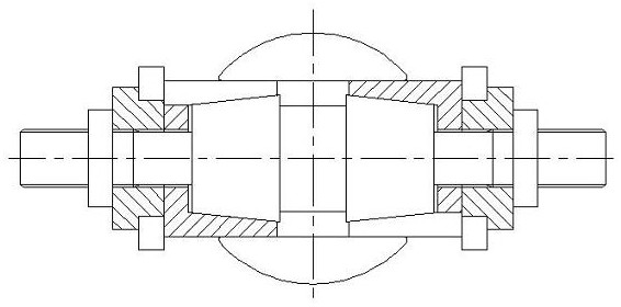 Two-way ball valve with cold-drawn integral valve body and preparation method of two-way ball valve