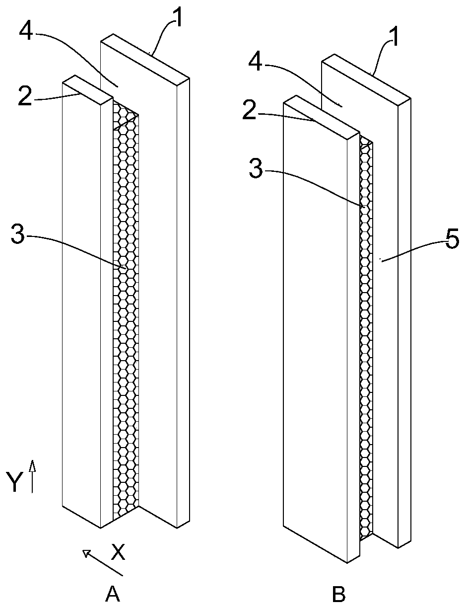 L-shaped column structure and house