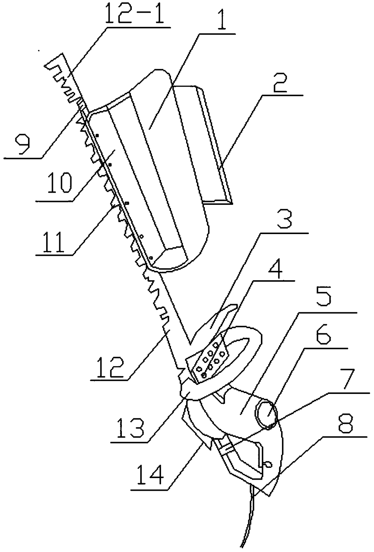 Tea pruning equipment