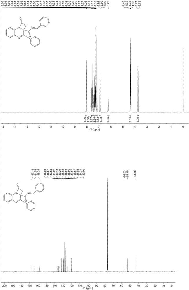Quinoxaline-azetidinones compound preparation and application of quinoxaline-azetidinones compound in tumor resistance