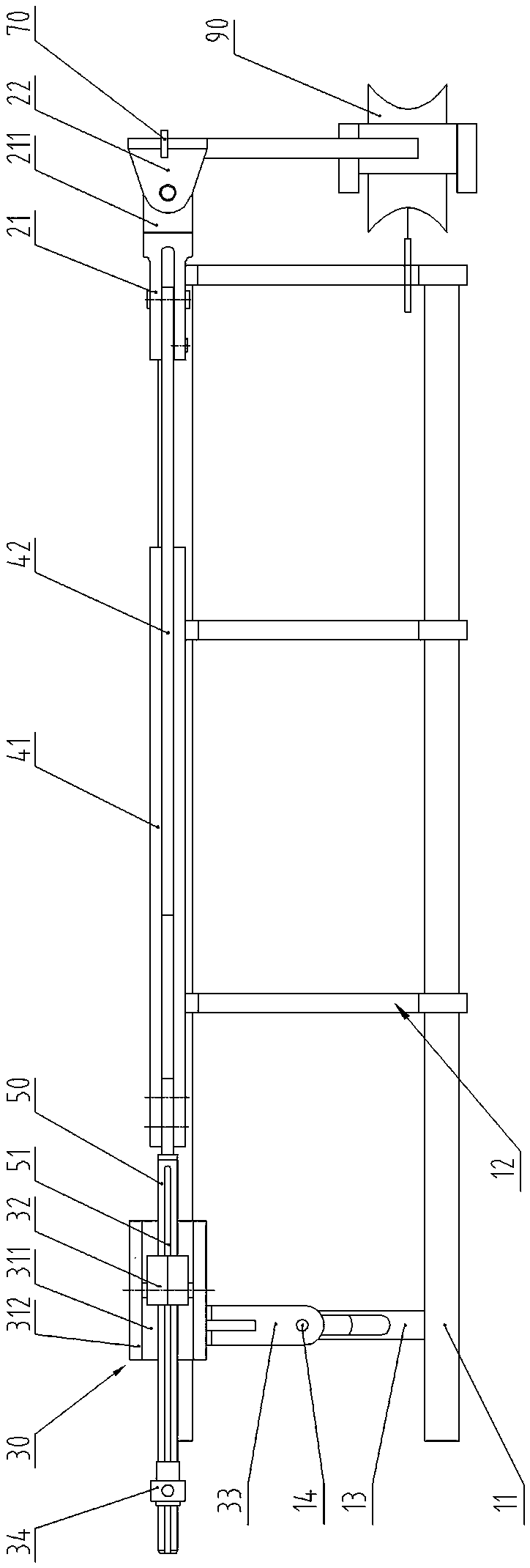 A device for remote operation and replacement of double-strand insulators for double-split lines