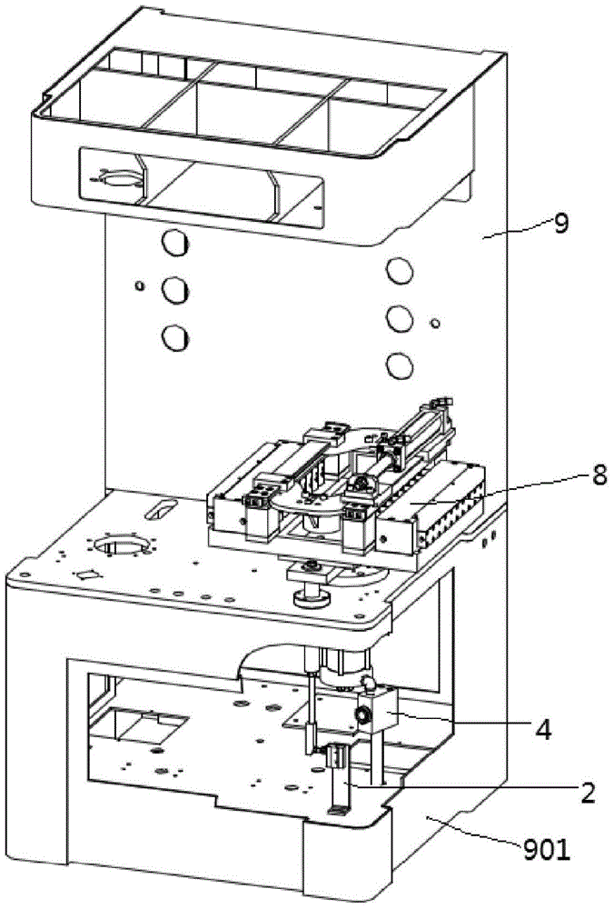 Return cushioning mechanism of sole pressing machine