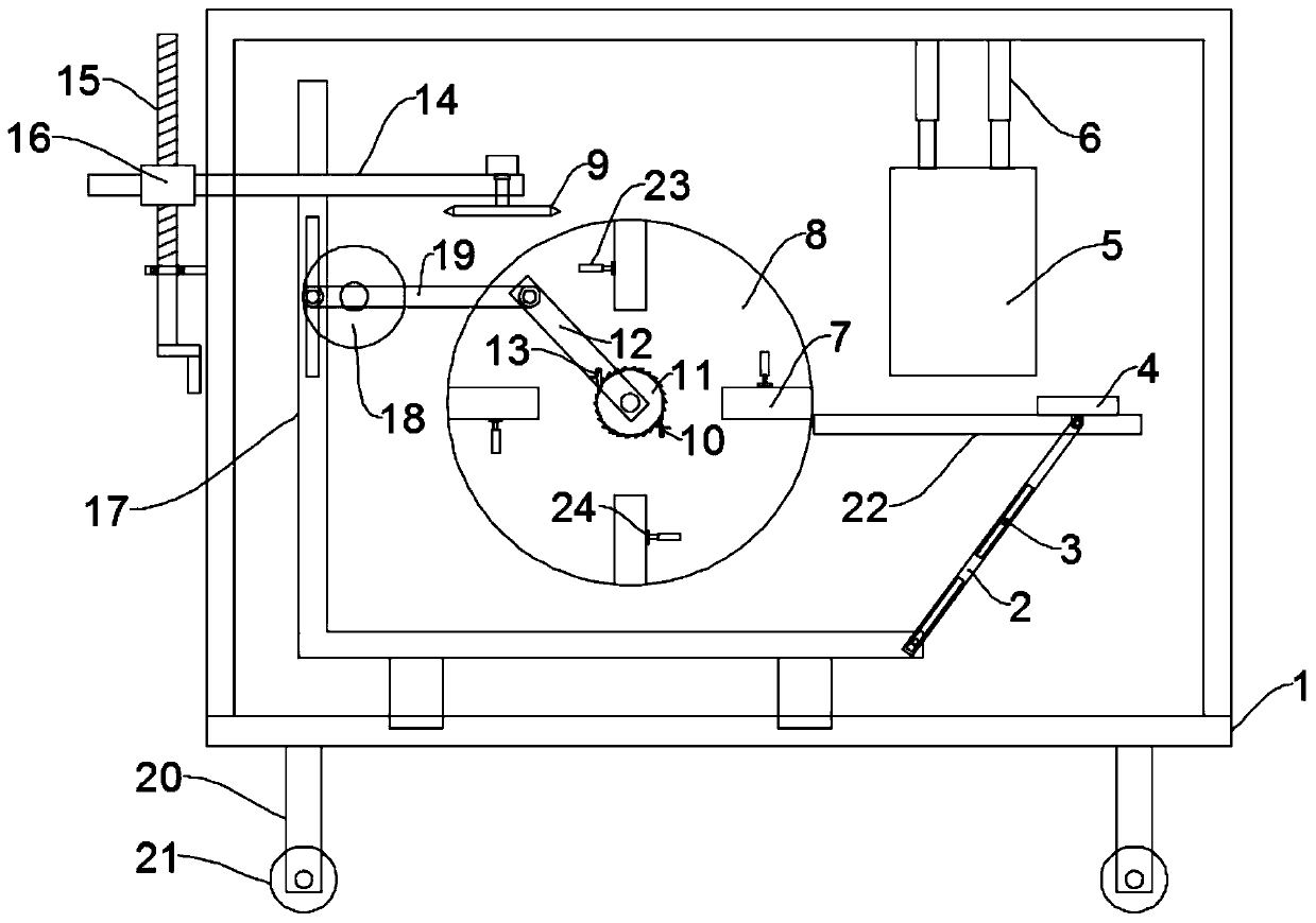 An automatic cutting equipment for hardware pipe fittings