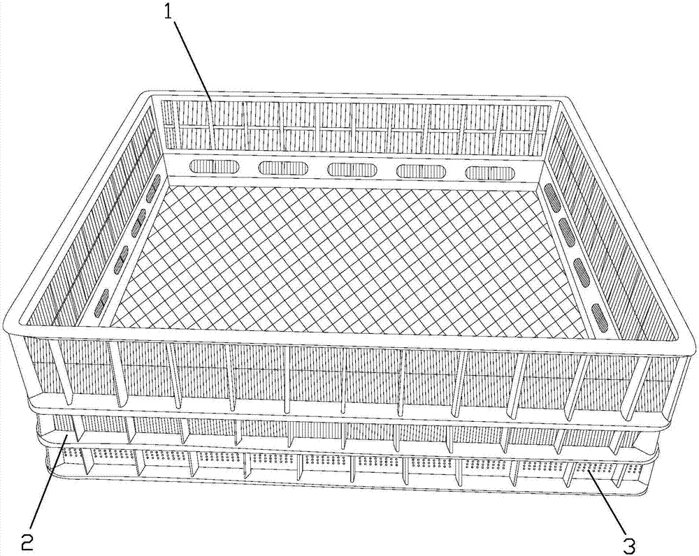 Integrated pressing method of combined-type silkworm breeding frames