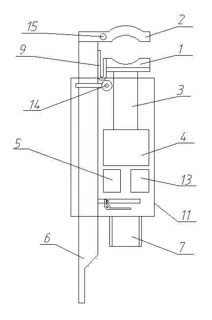 Current guiding device for live operation of distribution network with long-distance real-time monitor