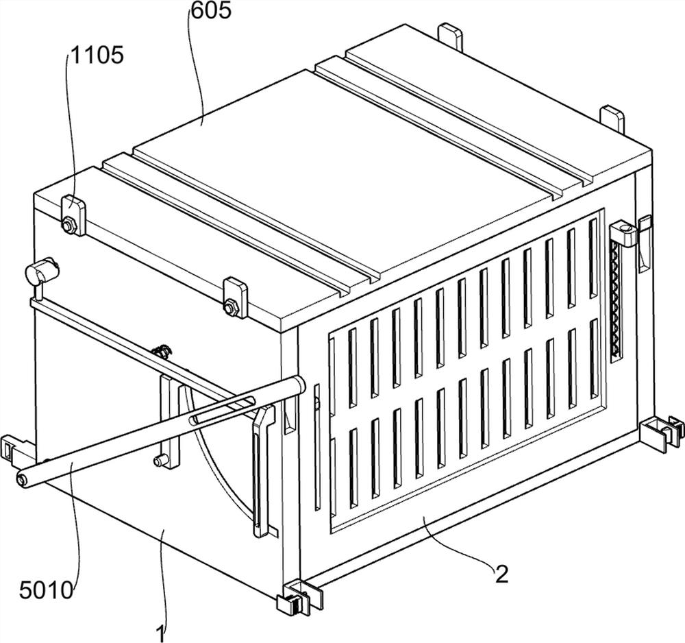 A box-type rigid pallet applied to logistics transportation and its use method
