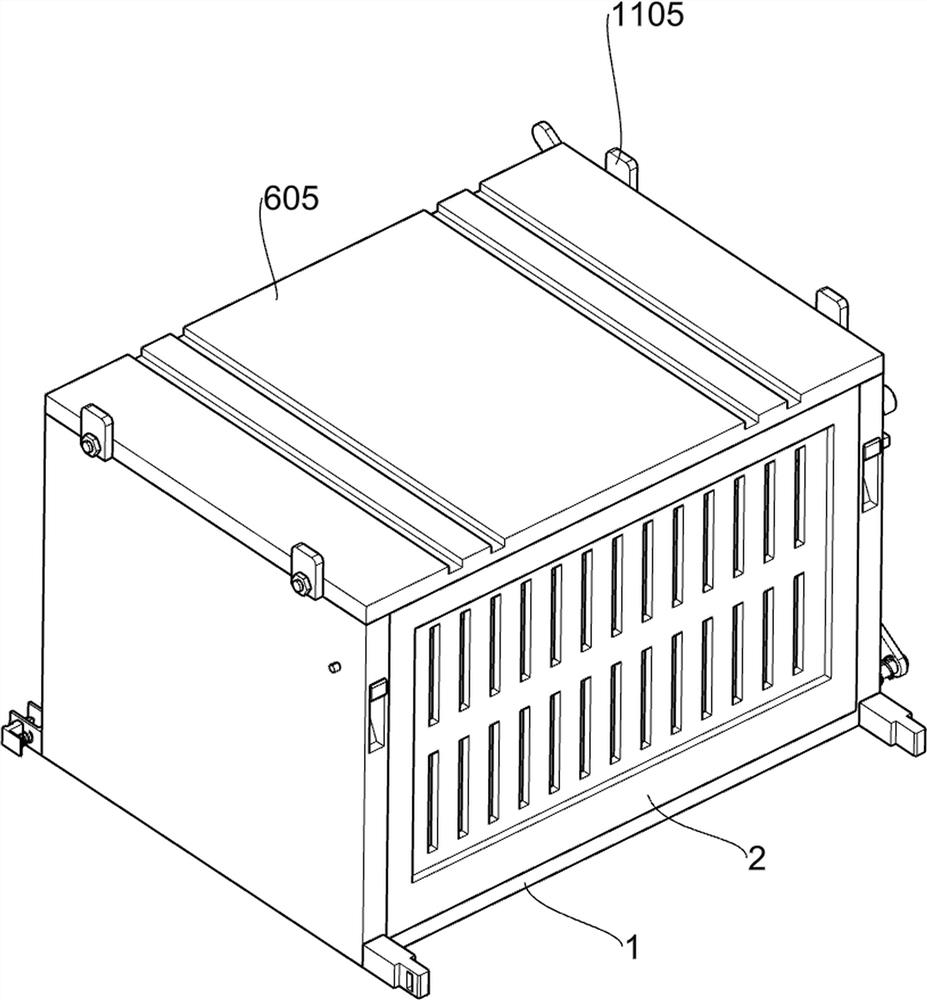 A box-type rigid pallet applied to logistics transportation and its use method