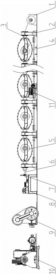 Production equipment for stranded welding wire structure