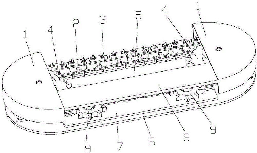Novel cloth clamping device