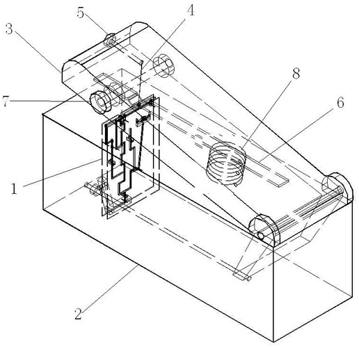 Handheld sewing machine with shuttle bottom threads and movement mode thereof