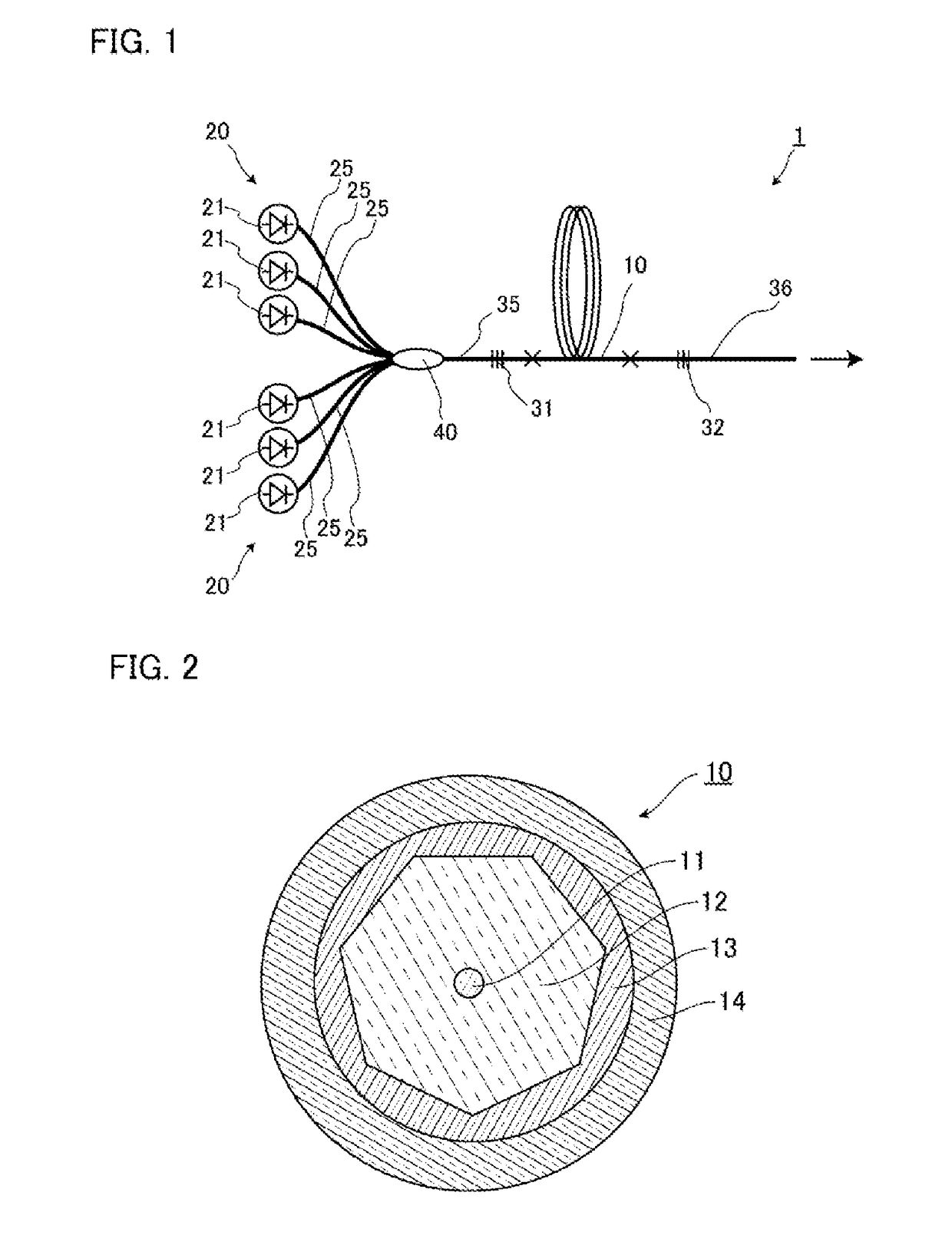 Amplification optical fiber and laser device