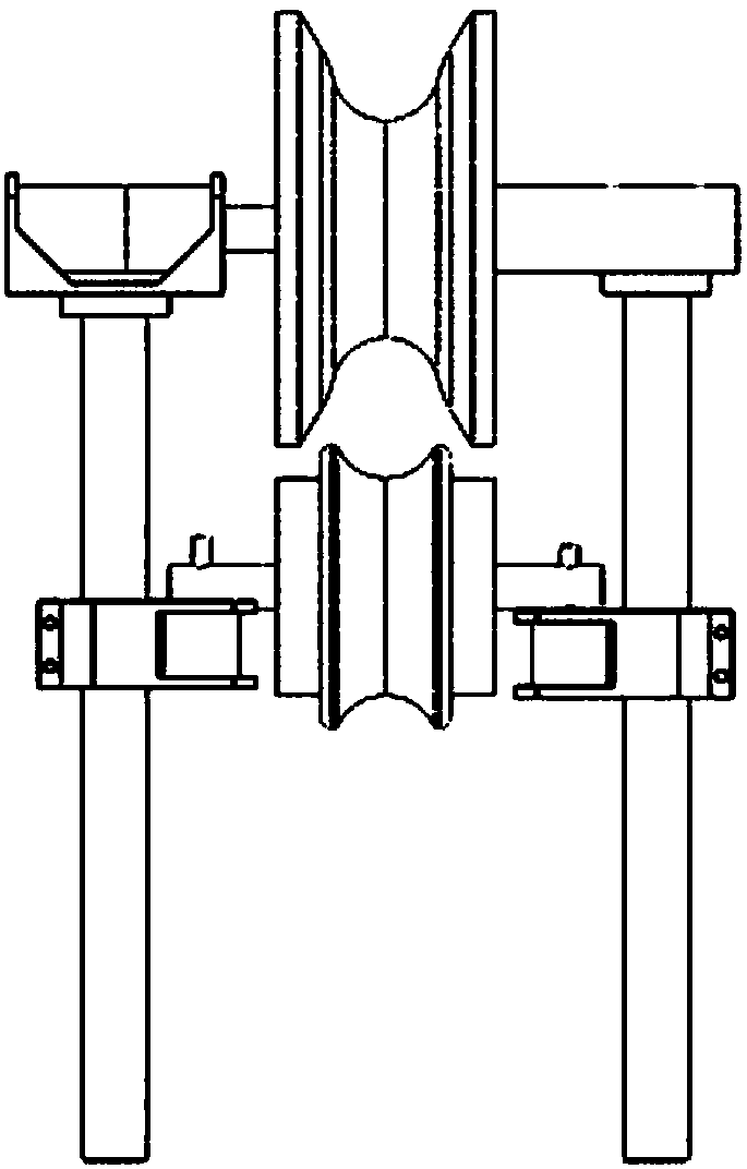 Walking mechanism, mechanical structure of line inspection robot and method for overcoming obstacles