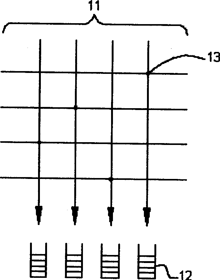 Load balance type exchanging equipment and device having multi-stage buffer