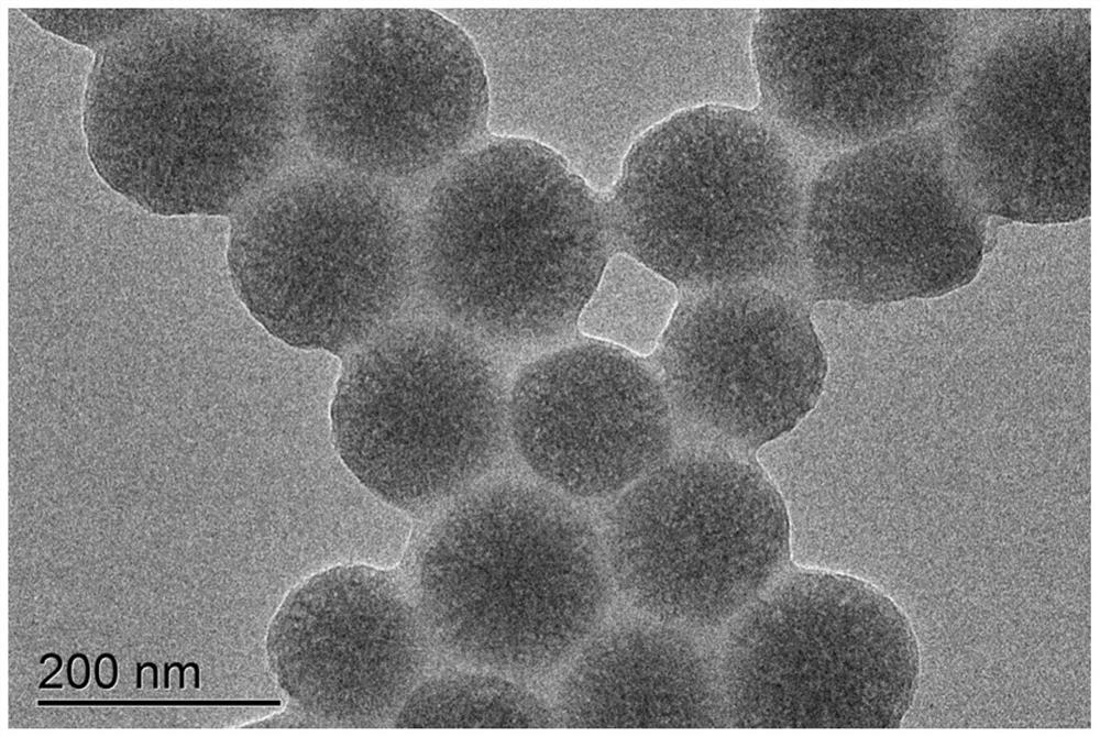 Mesoporous silica prodrug nanoparticle for combined photothermal therapy and chemotherapy, and preparation method and application thereof