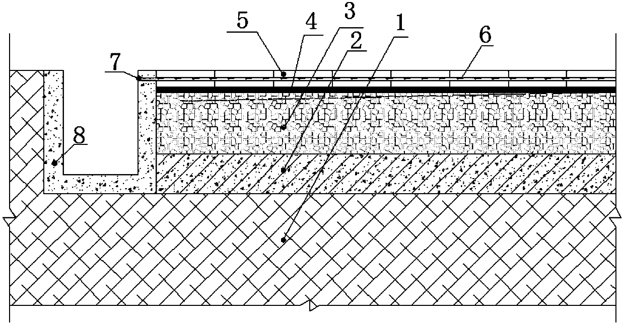 Novel water permeable brick structure and paving method