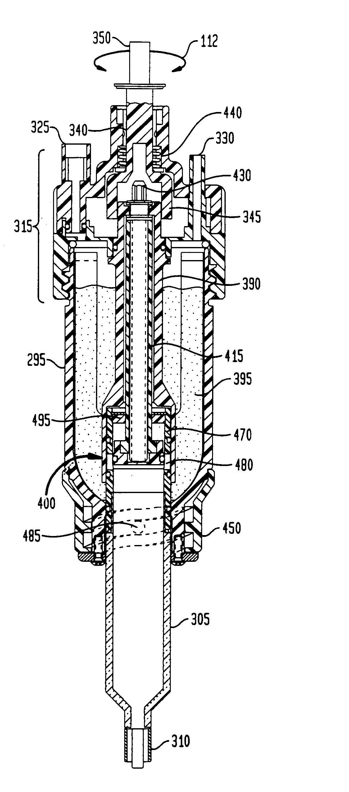 Apparatus for mixing and dispensing components