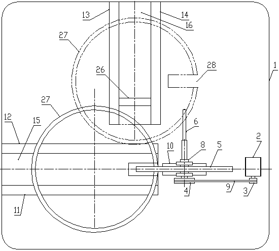 Round opening clamping, milling and drilling machining machine, and clamping, milling and drilling machining method thereof