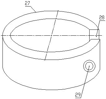 Round opening clamping, milling and drilling machining machine, and clamping, milling and drilling machining method thereof