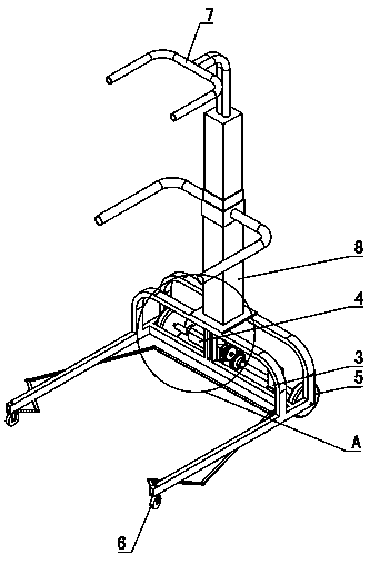 A gait rehabilitation training device