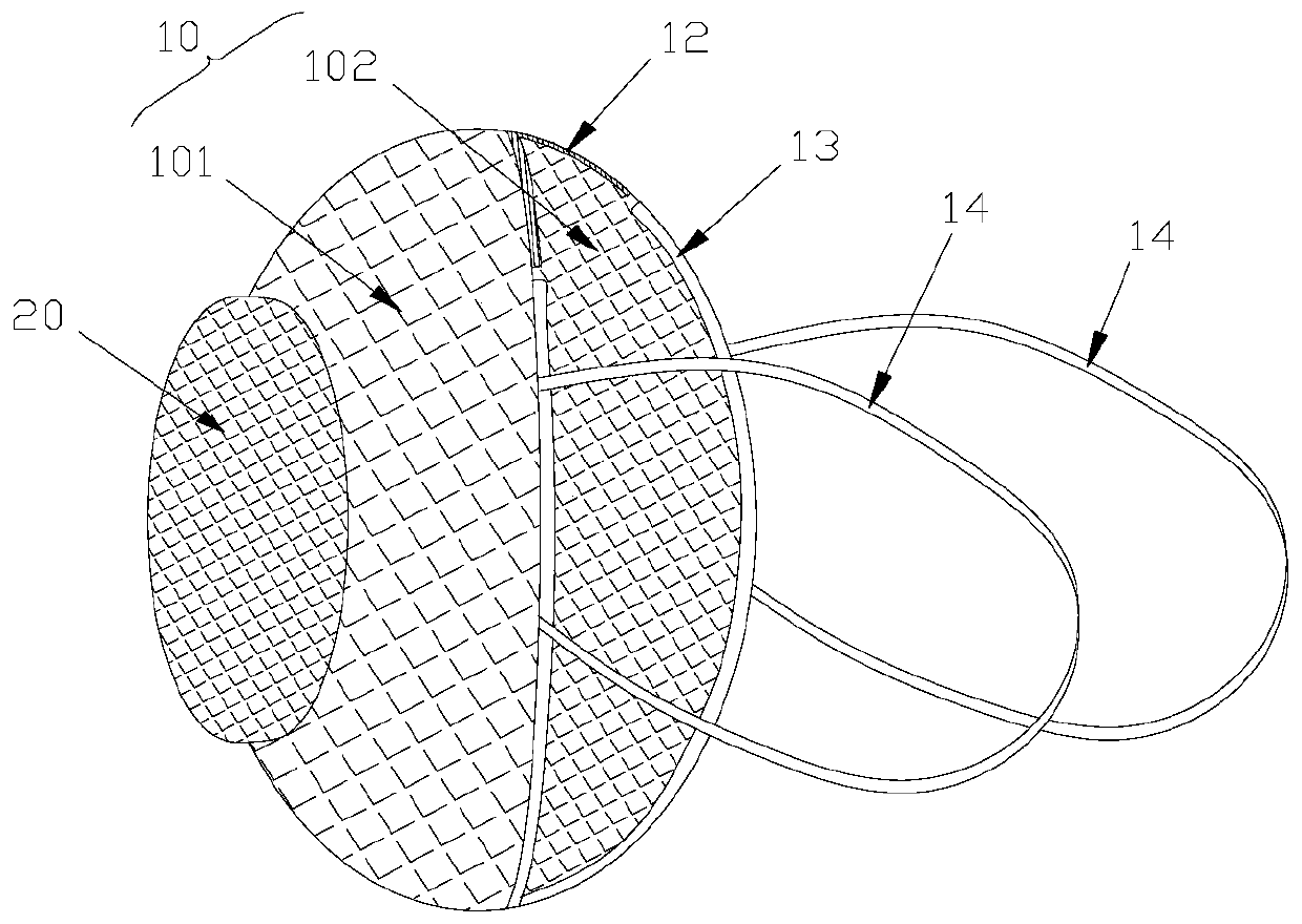 Folding mask convenient to fold