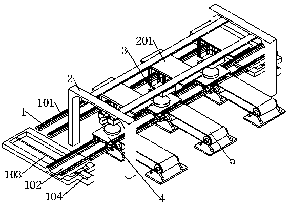 Automatic assembling and disassembling line for hydraulic support