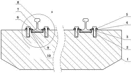 A Ballastless Track Vibration Damping Structure with Uniform and Continuous Rigidity