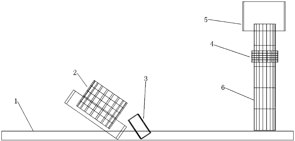 Civil air defense door position state detection system and method based on support bar identifier