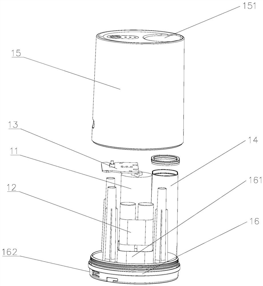 A Portable Screw Squeeze Raw Juice Machine