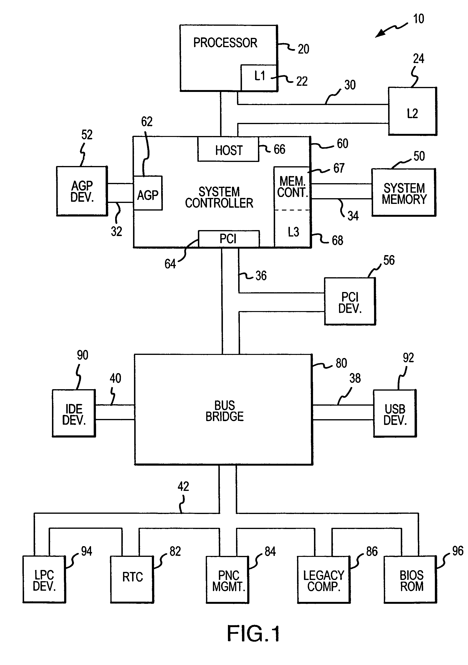 Embedded DRAM cache memory and method having reduced latency