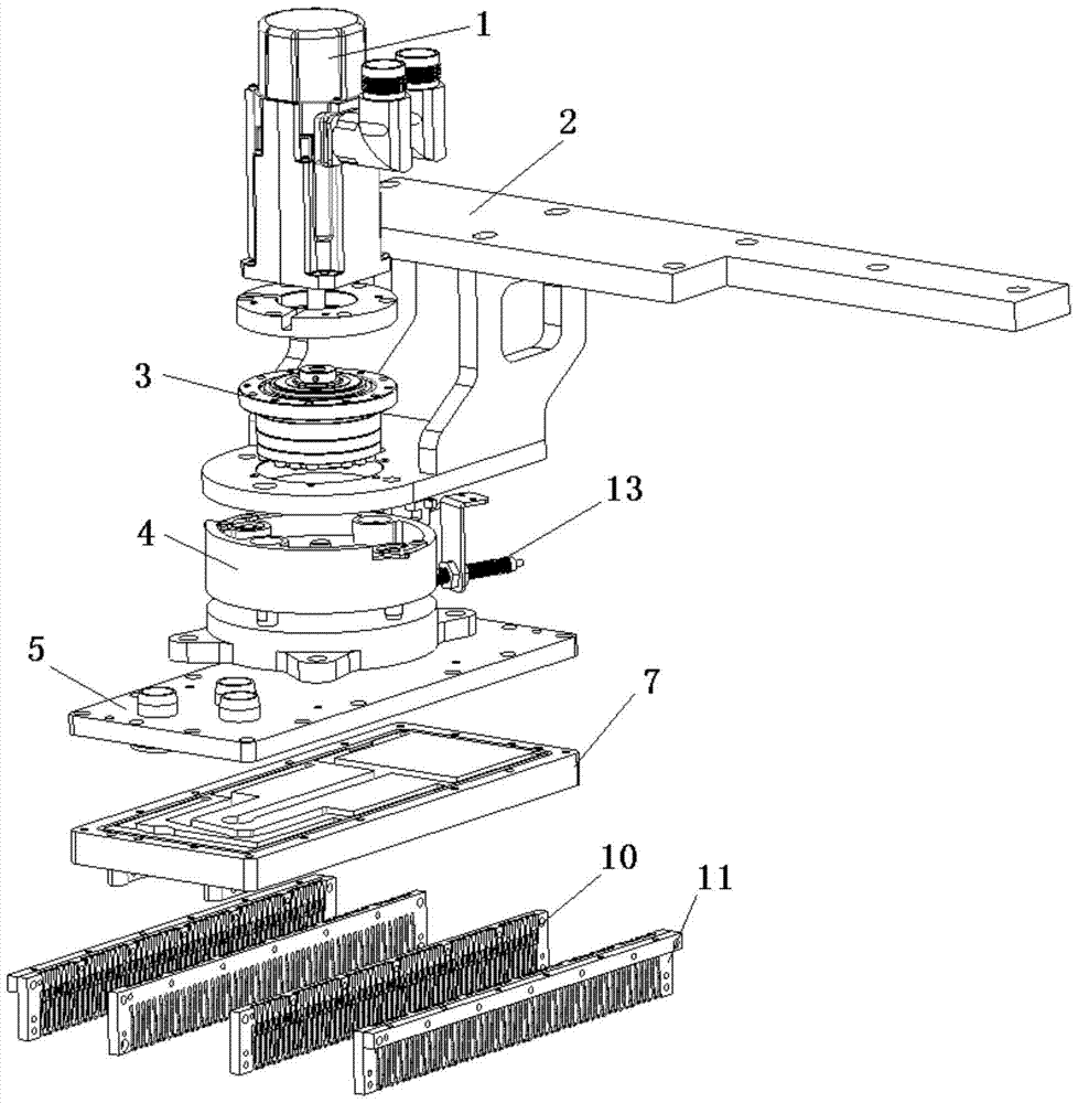 A silicon wafer vacuum adsorption manipulator