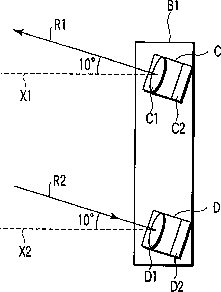 Projection apparatus and distance measuring method for projection apparatus
