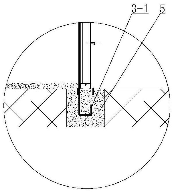 A construction method for reconstruction and reinforcement of rock wool prefabricated houses