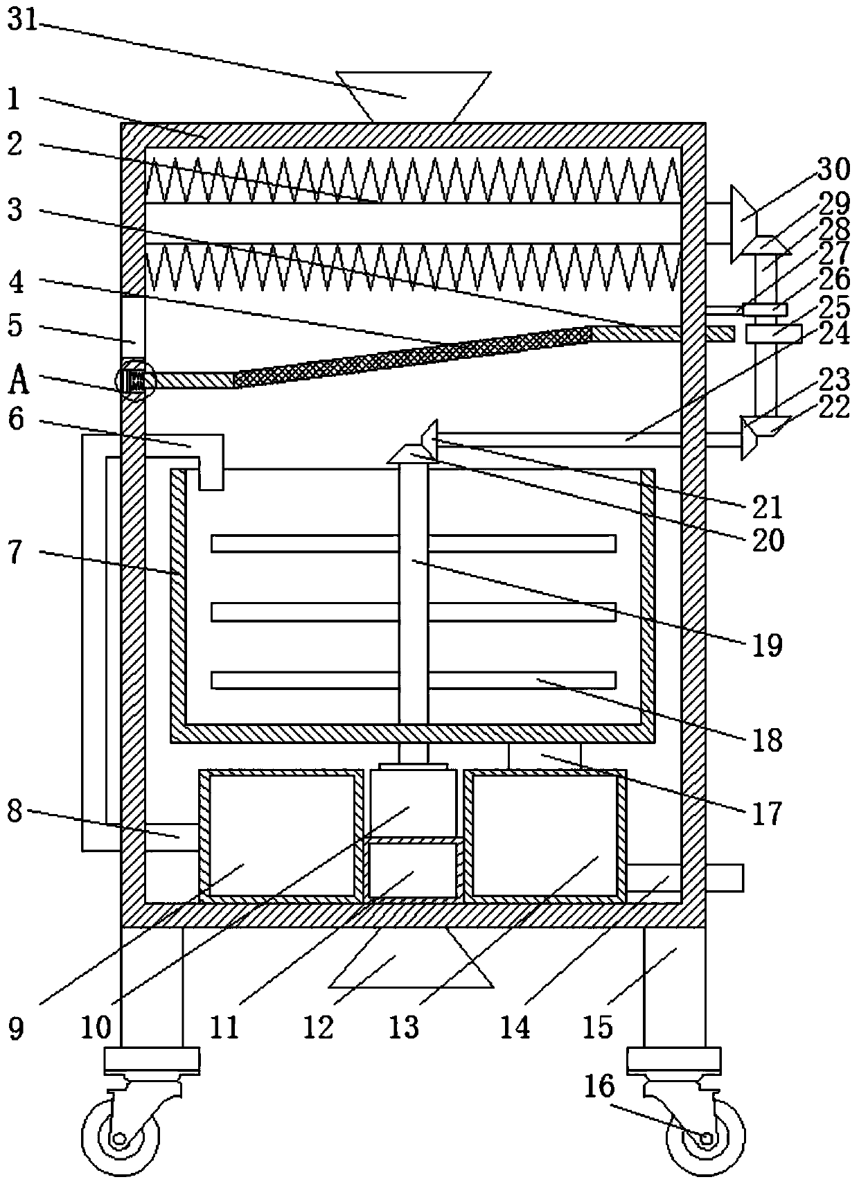 Propolis purification device