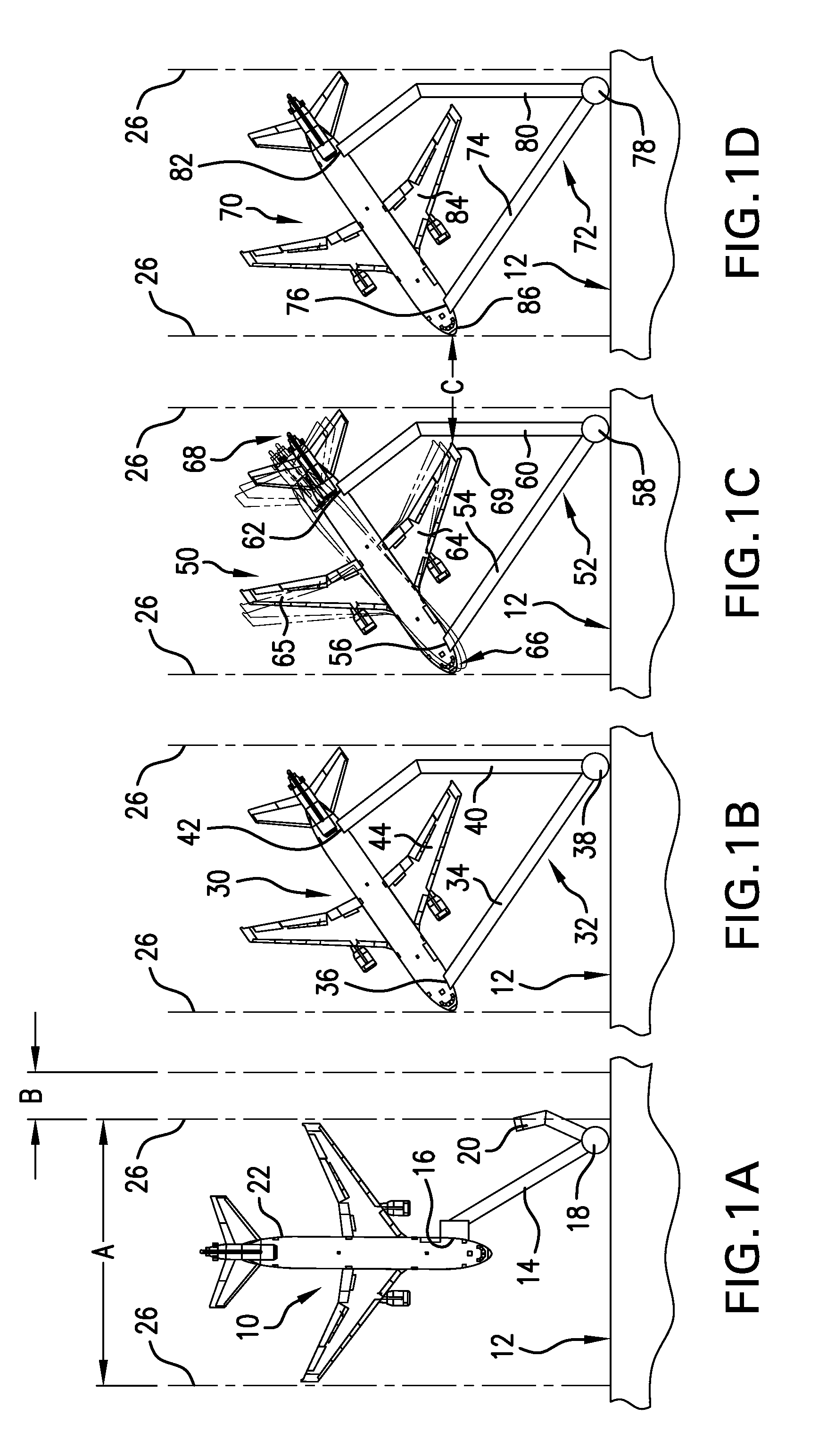 Aircraft Gate Parking and Servicing Method