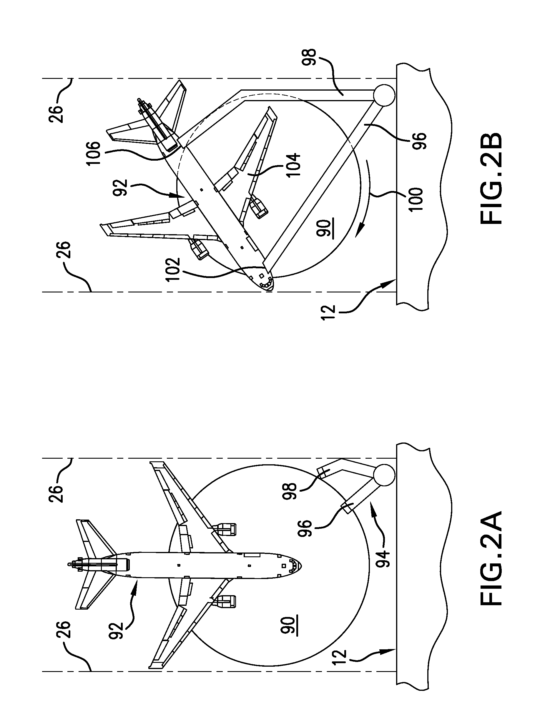 Aircraft Gate Parking and Servicing Method