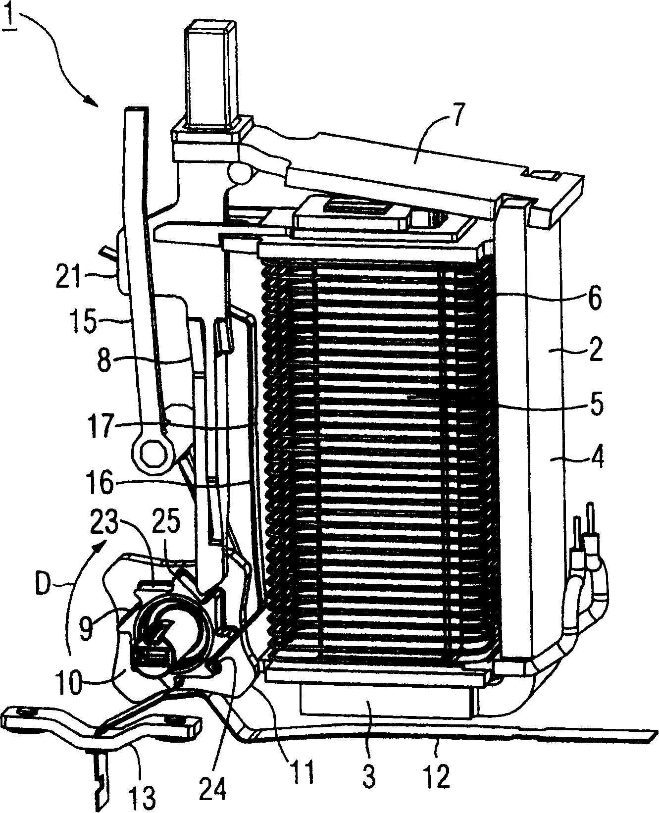 Stepping switch mechanism