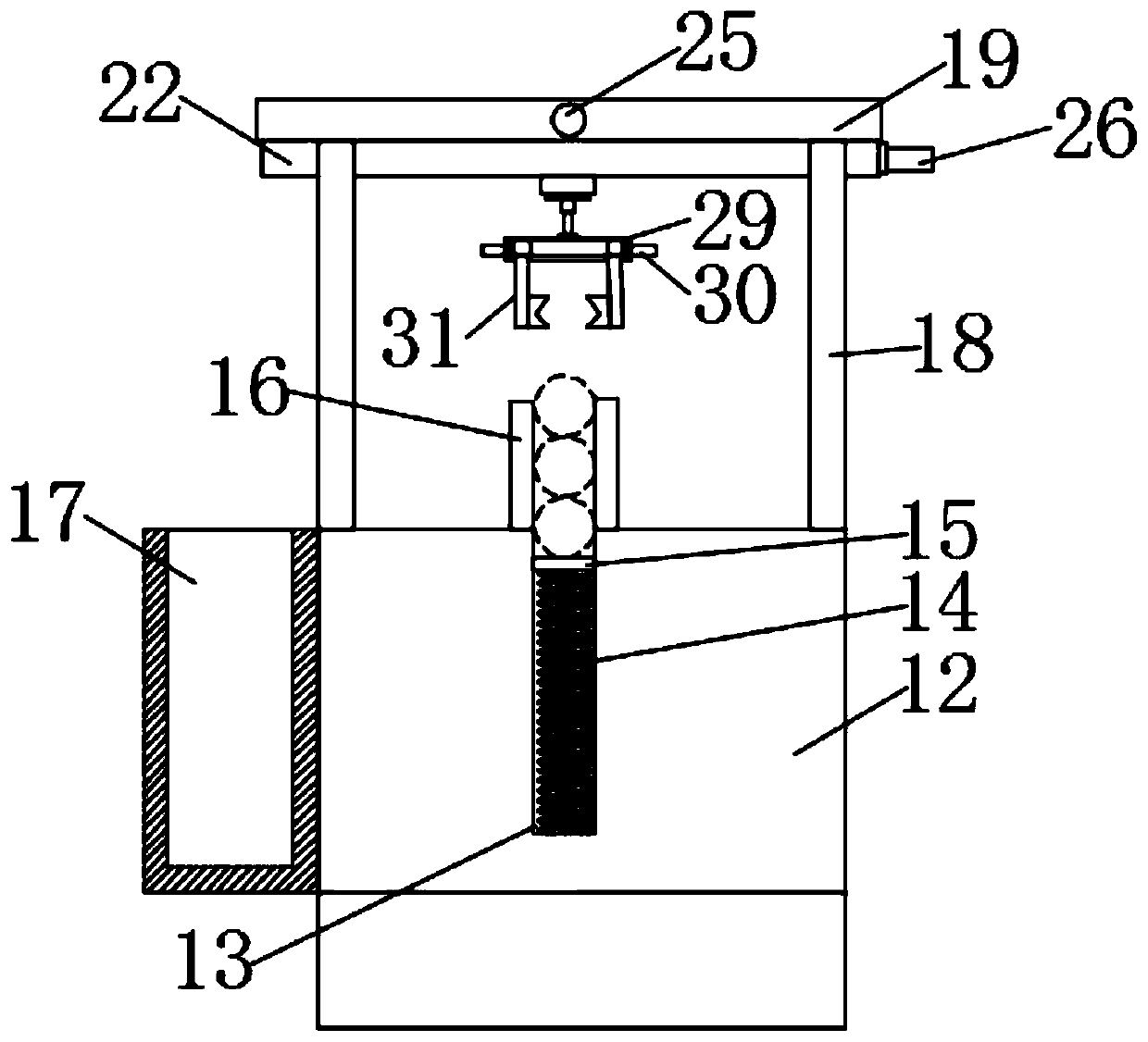 Clamping and pressing device for pipe connection