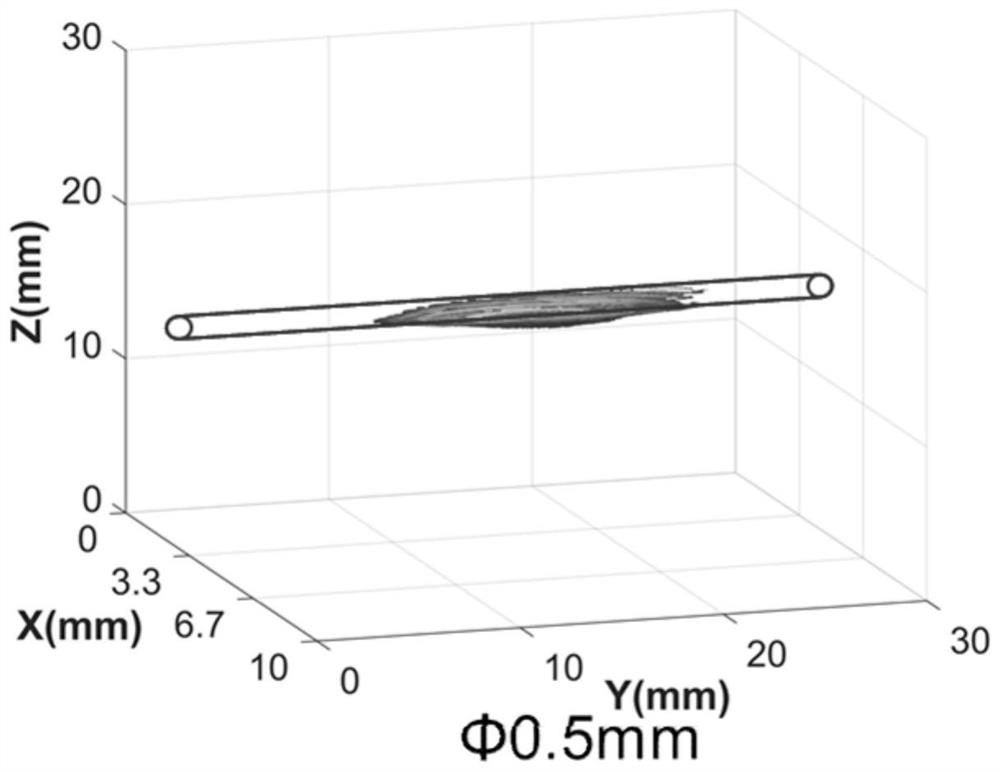 Additive manufacturing online detection device and method based on transmission-type laser ultrasound