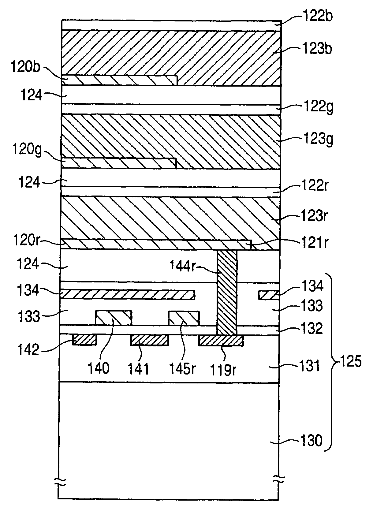 Photoelectric conversion film-stacked type solid-state imaging device