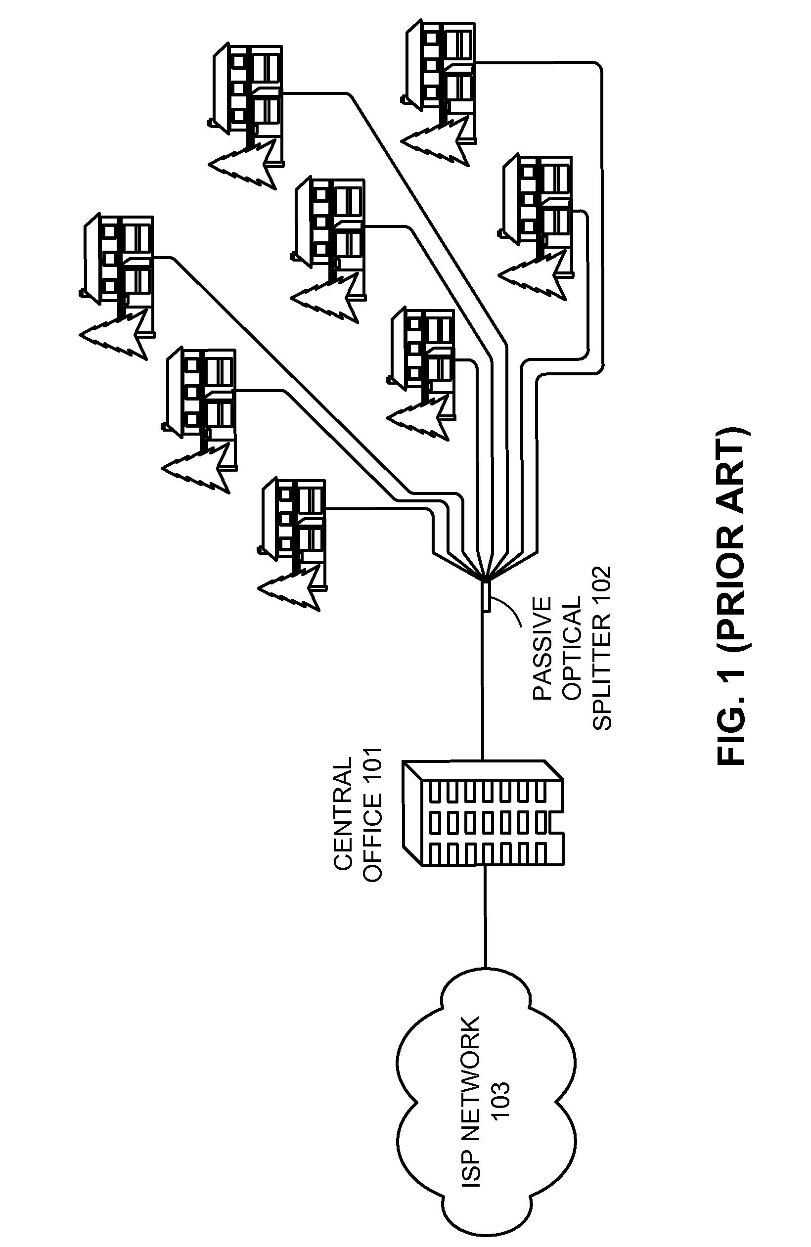 Method and system for protection switching in ethernet passive optical networks